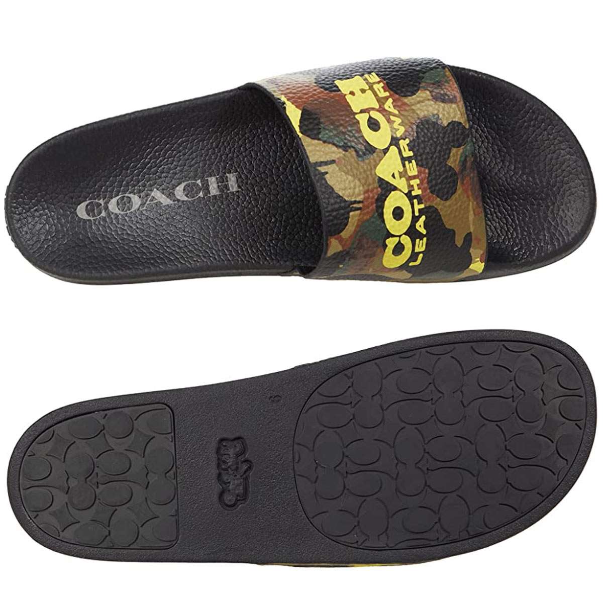 ☆決算特価商品☆ COACH Camo Print Slipper メンズ スリッパ