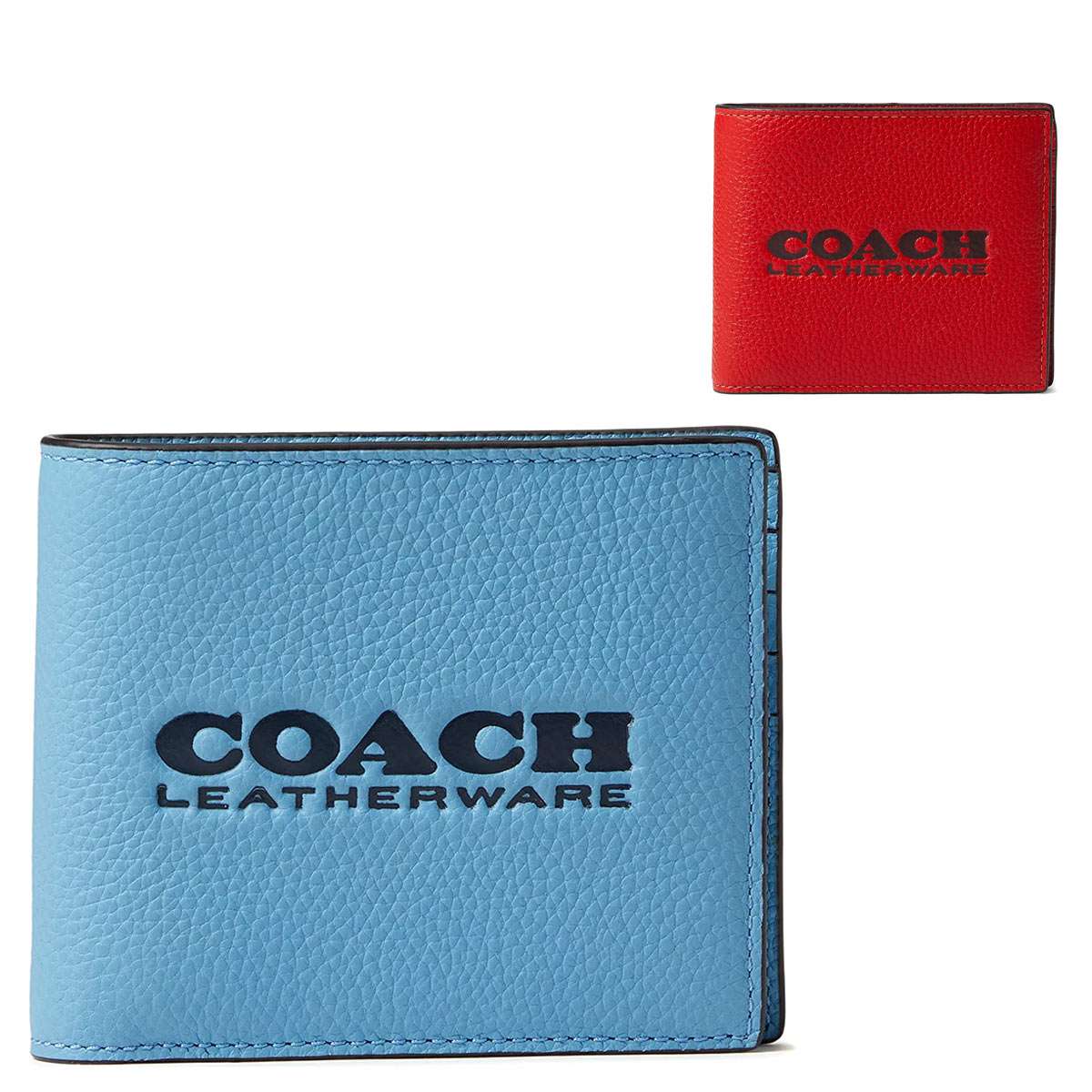 【新品】COACH 折財布 二つ折り レザー