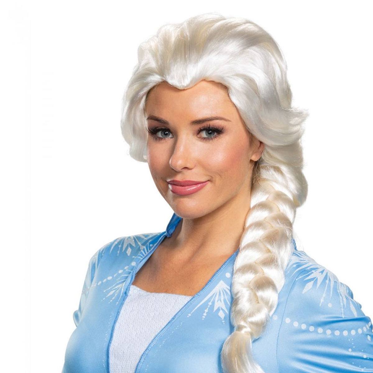 送料無料 アナと雪の女王 2 エルサ ウイッグ かつら アナ雪 キッズ コスプレ 衣装 仮装 コスチューム Frozen 2