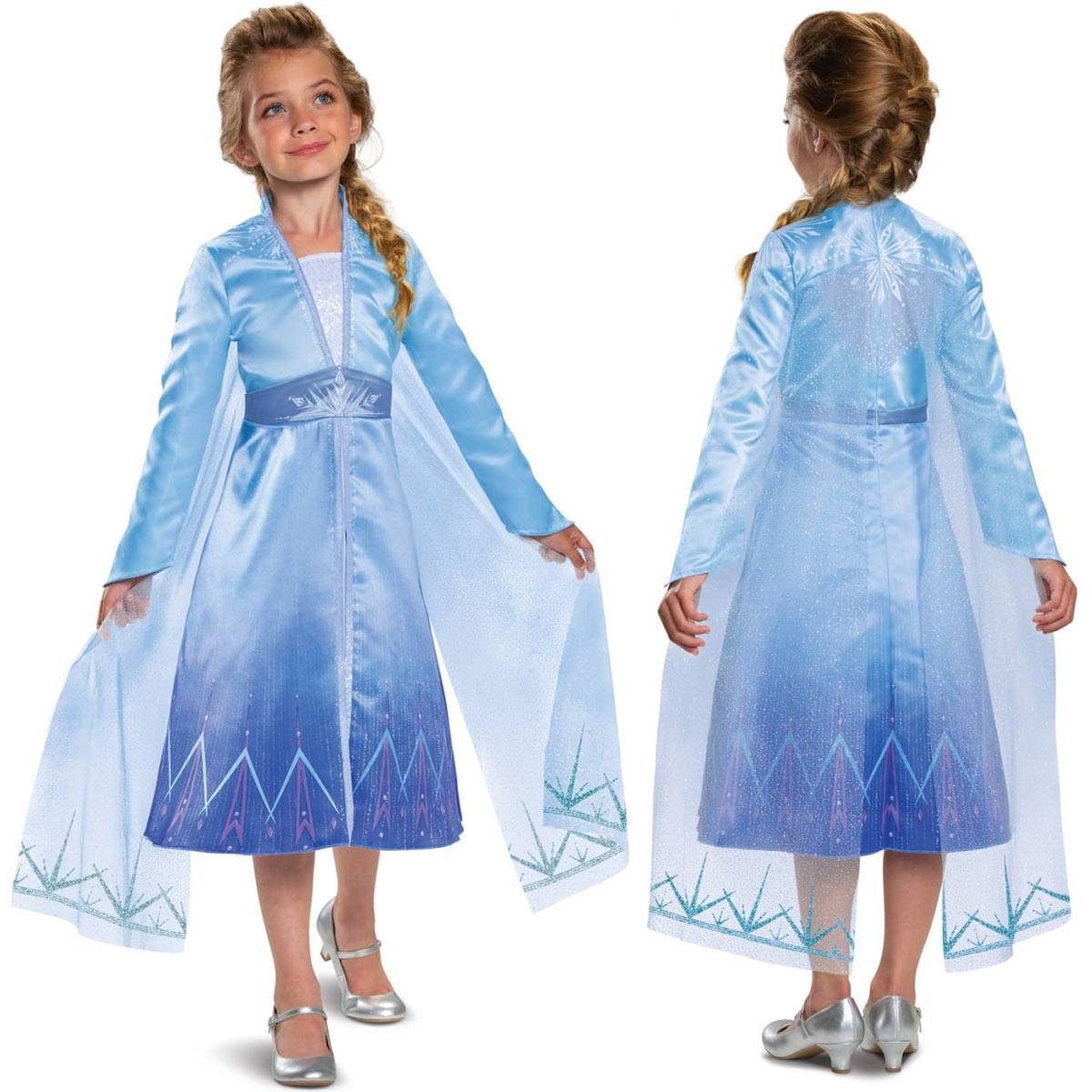 送料無料 アナと雪の女王 2 ドレス 子供 エルサ なりきり ワンピース アナ雪 マント キッズ コスプレ 衣装 仮装 コスチューム Frozen 2